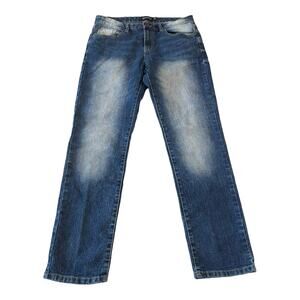 SouthPole Mens Jeans Size 32 Stretch Skinny Fit Denim Blue Jeans 28.5" Inseam